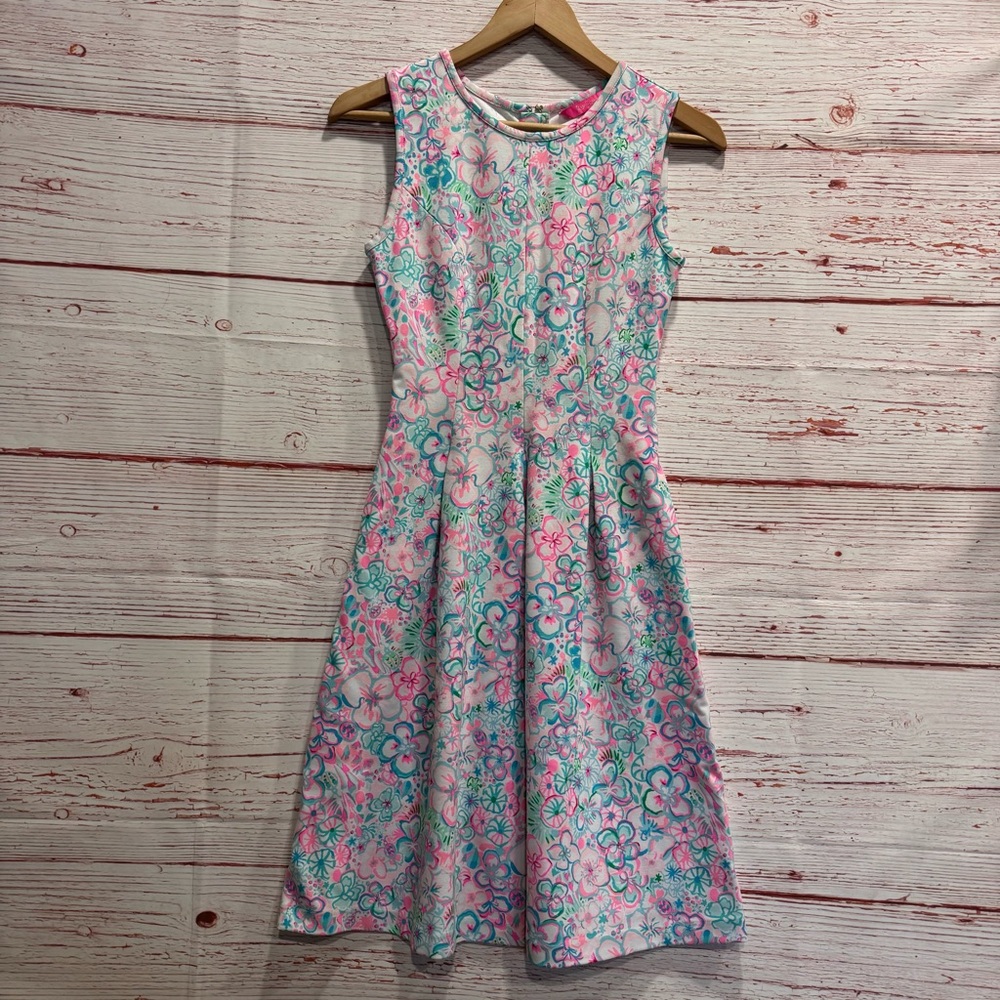 Lilly Pulitzer Kinsey Dress in Resort White Love Bug Sz XS - Picture 3 of 13
